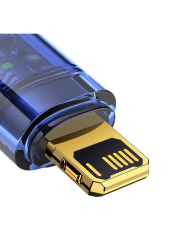 Кабель Explorer Series Auto Power-Off Fast Charging Data Cable USB to IP 2.4A 2m Blue Baseus Explorer Series Auto Power-Off Fast Charging Data Cable Type-C to IP (340278489)