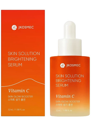 Сыворотка для лица осветительная с витамином С Skin Solution Vitamin C Brightening Serum 32ml Jkosmec (368869172)