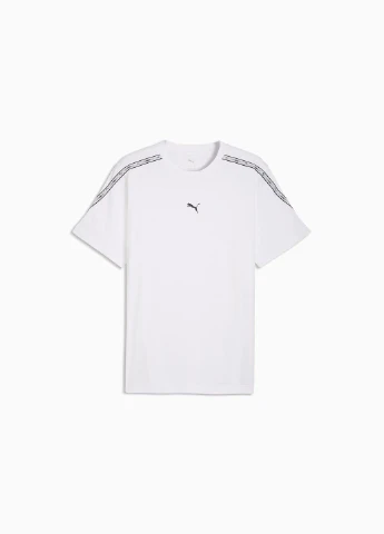 Белая футболка essentials tape tee men Puma