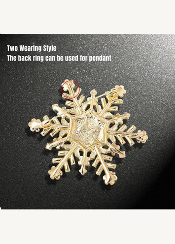 Розкішна брошка-кулон за мотивами kirks folly місяць і сніжинка, 2225 Fashion Jewelry (336949523)