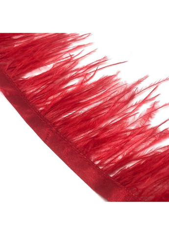 50 см - Перья страуса на ленте 8-10 см - красный Plus-plus (352744766)