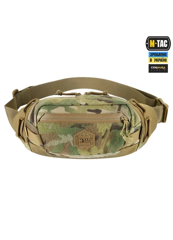 Компактна поясна сумка напашник з Cordura тактична мультикам Waist Bag Elite Hex, колір хакі, матеріал Cordura M-TAC (394953776)