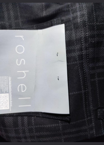 Жіночі картаті джинси Roshell прямі чорні No Brand (342328901)