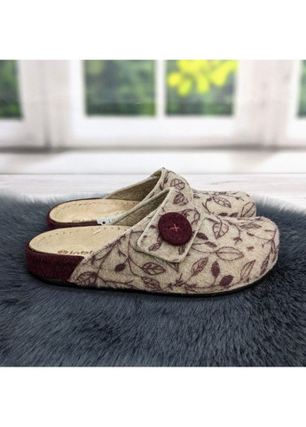 Тапочки домашні жіночі фетрові на широку ногу Inblu (311216631)