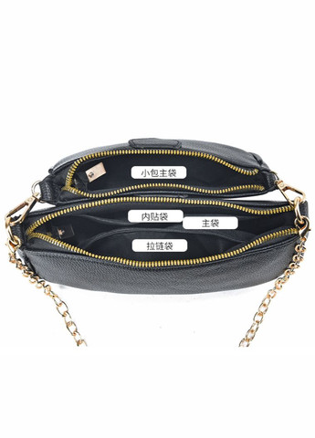 Женская мини сумочка клатч 3в1 с цепочкой экокожа кофе (sku_1329Ф) No Brand (330576003)