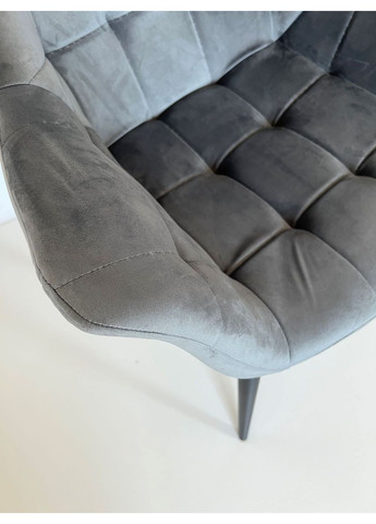 Стілець обідній ELEGANT Сірий Велюр Intarsio (372178891)