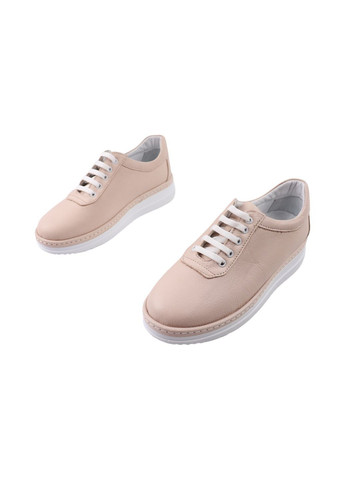 Бежеві кеди жіночі бежеві натуральна шкіра ALTURA 59-24DTC