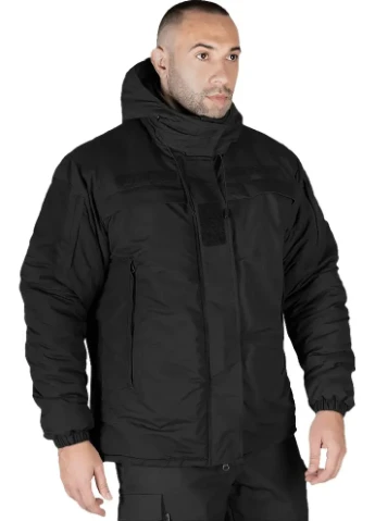 Чорна демісезонна куртка patrol system 2.0 nylon чорний Camotec