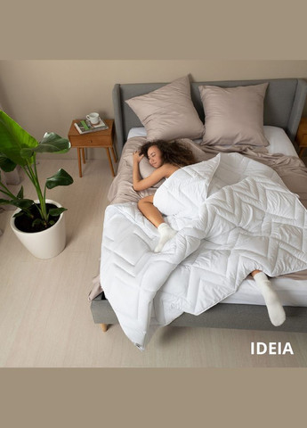 Ковдра зимова NORDIC COMFORT євро 200х220 см антиалергенна тепла ковдра біла IDEIA (275870313)