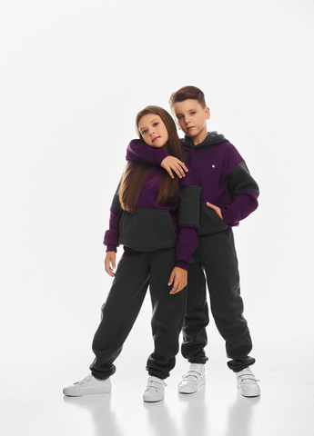 Дитячий спортивний утеплений костюм на флісі для дівчинки Kindamor Active Heat 2024-2025 (302663630)