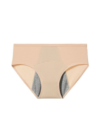 Трусики для місячних, менструальні труси від протікань, захист при нетриманні сечі. Нейлон, Бежевий No Brand Для критических дней|Подстраховующие (315437968)