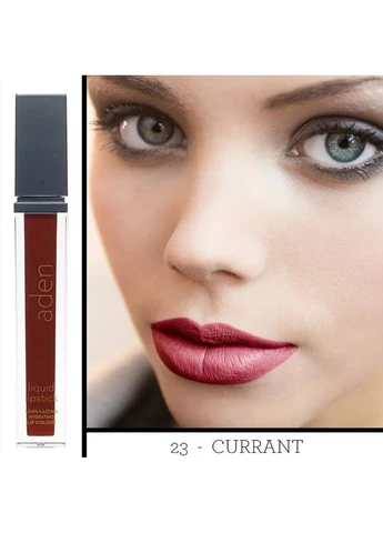 Жидкая матовая помада Liquid Lipstick №23 Currant Черная смородина 7 мл Aden (380052367)