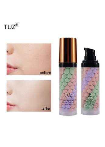 Набір для макіяжу: Кушон Collagen 02 (Натуральний тон) + База під макіяж триколірна Three Color Rainbow Primer Tuz (315424225)