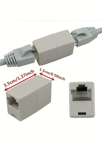 Коннекторы Ethernet, Расширитель кабеля Ethernet, соединитель интернет кабеля No Brand (311279476)