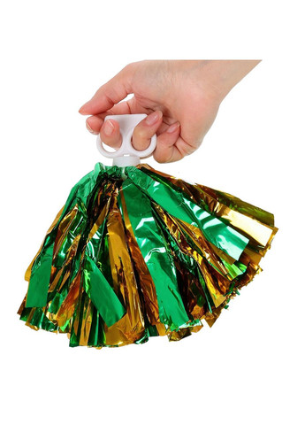 Помпони кулясті Кулі круглі блискучі для чирлідингу і танців із захопленнями-кільцями Pom-Poms C-0839 (глянцеві, 2шт, SP-Sport (369925179)