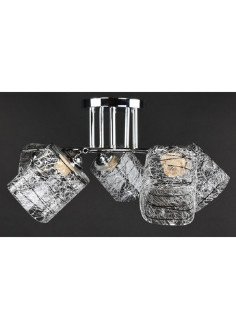 Потолочная люстра на 5 лампочек 28221 Хром 25х54х54 см. Sunnysky (364500531)