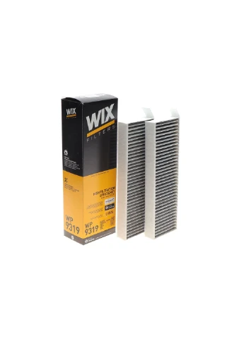 Фільтр салону CITROEN BERLINGO II, PEUGEOT PARTNER II 08- вугільний (2шт.) (вир-во WIX-FILTERS) WP9319 WIX Filters (366164948)