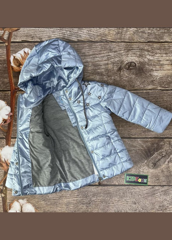 Світло-блакитна демісезонна куртка No Brand