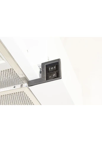 Витяжка кухонна Телескоп №1 50см 840м3 Біла LED вставка нержавійка Profit M (326795524)