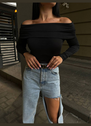 Лонгслив с открытыми плечами Adelante (321215299)