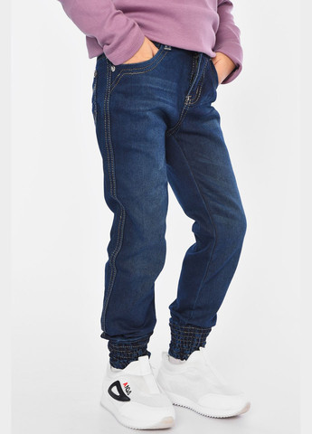 Джинси дитячі для дівчинки темно-синього кольору Let's Shop (308346011)