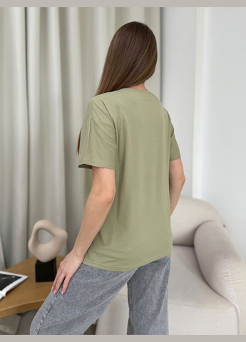 Хаки (оливковая) летняя футболки Magnet WN20-604