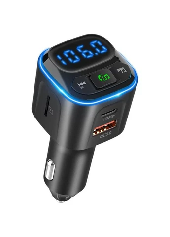 FM-модулятор Tune GP-FMT051 36W PD+QC, Bluetooth 5.0, USB-C Power Delivery, USB-A Quick Charge Gelius (383907805)