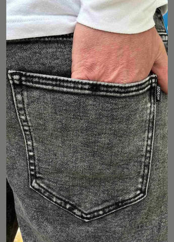 Шорти чоловічі джинсові сірого кольору Let's Shop (294816993)