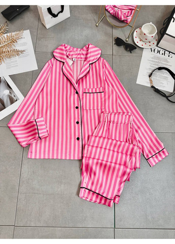 Малинова шовкова жіноча піжама Osoblyva