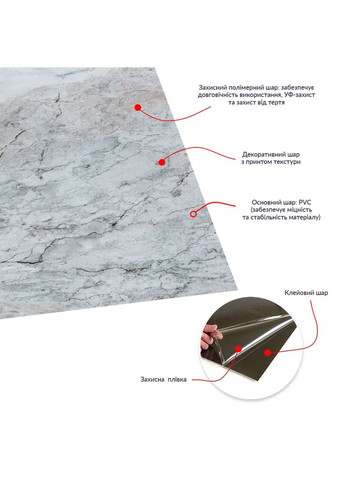 Самоклеюча LVT плитка 457х457х1.5мм (D) SW-00002465 Sticker Wall (326064020)