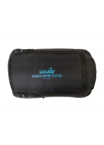 Спальный мешок-одеяло Norfin ATLANTIS COMFORT PLUS 350 L 190+30х100 см Полиэстер Черный No Brand (400975607)
