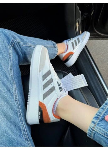 КРОСІВКИ ЖІНОЧІ ADIDAS SPICAN WHITE ORANGE АДІДАС No Brand білі демісезони (367167508)