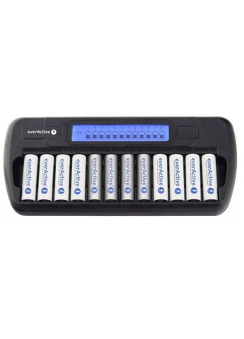 Зарядний пристрій NC1200 на 12 акумуляторів АА/ААА (Ni-Mh, Ni-Cd) everActive (370970958)
