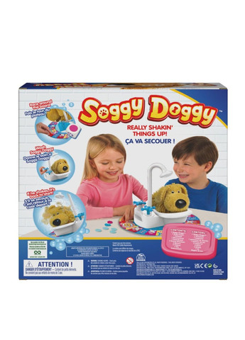 Інтерактивна настільна гра Soggy Doggy Мокрий пес, від 6 р Spin Master (279340951)