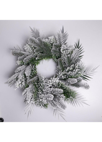 Штучний різдвяний вінок Засніжений Святковий 60 см TD-VINSN LUGI (368767401)