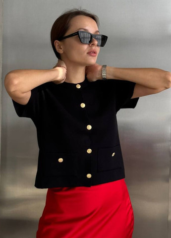 Кардиган на гудзиках з коротким рукавом Tik-Tak (323164453)