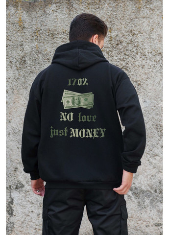 Чоловіче Утеплене Зіп Худі На Флісі Зіпер Kane З Принтом Dollar Without (362206977)