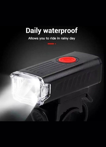 Вело фара RB-B11 велосипедний акумуляторний водонепроникний ліхтар із кріпленням micro-USB XPE WD (297331827)