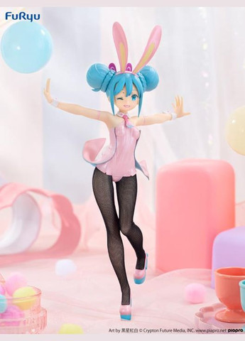 Фигурка BiCute Bunnies Вокалоид Хацуне Мику Vocaloid Hatsune Miku 30 см F V HM PP 30 Furyu (346489440)