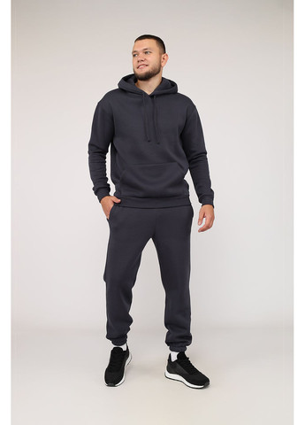 Худи мужское цвет темно-серый ЦБ-00279982 Yuki (349226309)