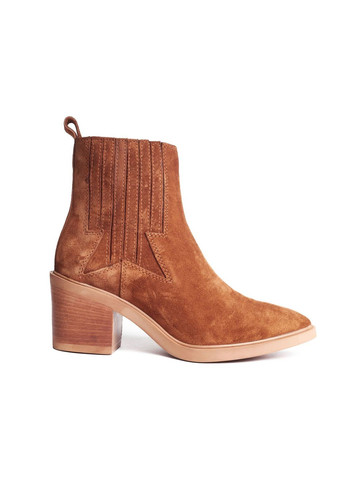 Світло-коричневі демісезонна замшеві ботильйони 4419 Alpino