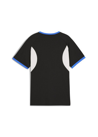 Черная демисезонная детская футболка individualliga jersey youth Puma