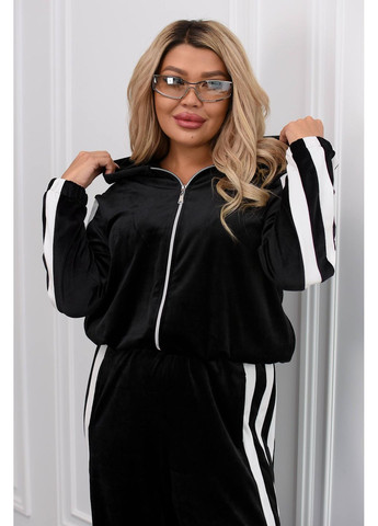 Спортивний костюм велюр з лампасами,штани палаццо та кофта з капюшоном Україна (362357738)