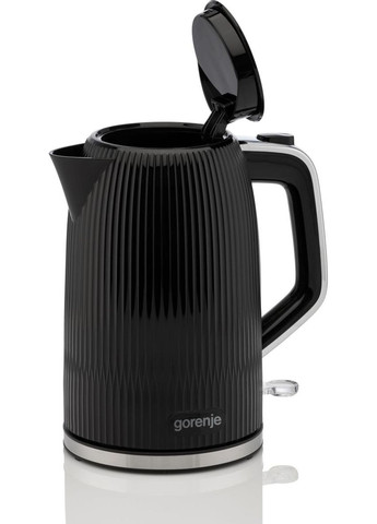 Електрочайник 1.7л, Strix-контроль, чорний матовий Gorenje (314747772)