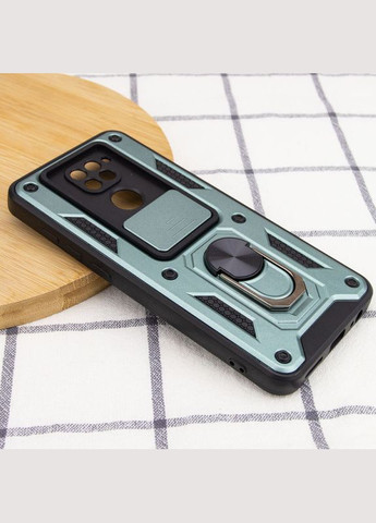 Ударопрочный чехол Camshield Serge Ring для Xiaomi Redmi Note 9 / Redmi 10X Green No Brand (340063840)