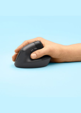 Вертикальна бездротова миша WRL VERTICAL BLACK Right 910-006494 Logitech (344465275)