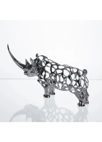 Декоративна фігурка Rhinoceros 23x6x10 см металева HP-7-23 Yiwu (395000607)