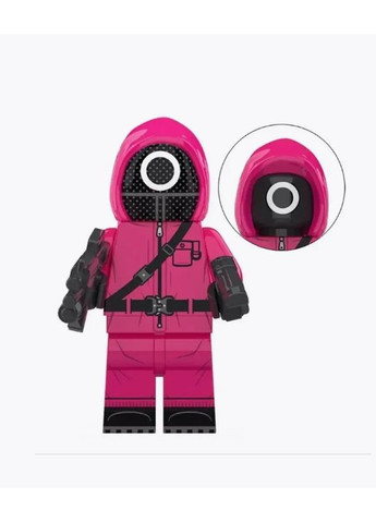 Дитячі фігурки конструктор Squid Game 9 шт набір персонажів Гра в Кальмара охоронці лялька гравці Diy (358202841)