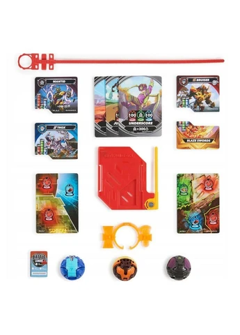 Игровой набор Spinning Bakugan Generation 3.0 Varios Clan Special Attack Starter Pack Bruiser, Mantid, Titanium Trox Spin Master 20143701 (401535835)
