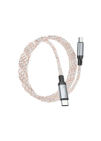 Кабель Type-C для Type-C HOCO U112 60W 1м Сірий No Brand (354769800)